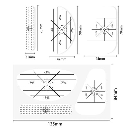golf impact sticker größe
